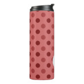 Bouteilles Isothermes Pois et rayures de pastèque : Monogramme (Tourné sur la gauche)