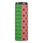Bouteilles Isothermes Pois et rayures de pastèque : Monogramme (Dos)