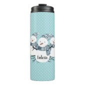 Bouteilles Isothermes Pois hivernaux du trio Whimsmen (Devant)