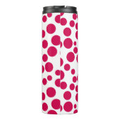 Bouteilles Isothermes pois rouges sur un arrière - plan blanc (Dos)