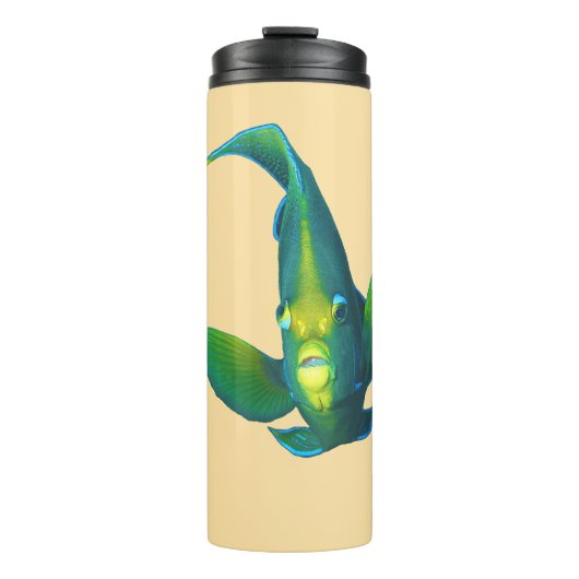 Bouteilles Isothermes Poisson-ange - Conception abstraite - Découpe d'un (Devant)
