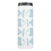 Bouteilles Isothermes Poisson bleu marine (Dos)