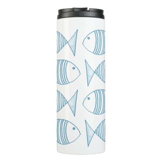 Bouteilles Isothermes Poisson bleu marine  (Dos)