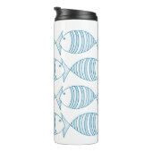 Bouteilles Isothermes Poisson bleu marine (Tourné sur la droite)