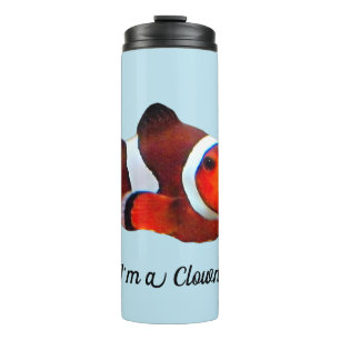Bouteilles Isothermes Poisson clown sur un tombeur thermique