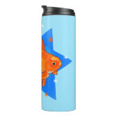Bouteilles Isothermes Poisson rouge avec des étoiles (Tourné sur la droite)