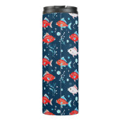 Bouteilles Isothermes Poisson rouge et bleu mignon (Dos)