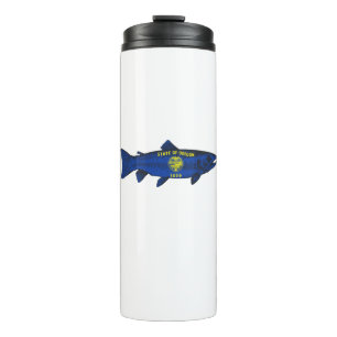 Bouteilles Isothermes Poisson truite de l'Oregon