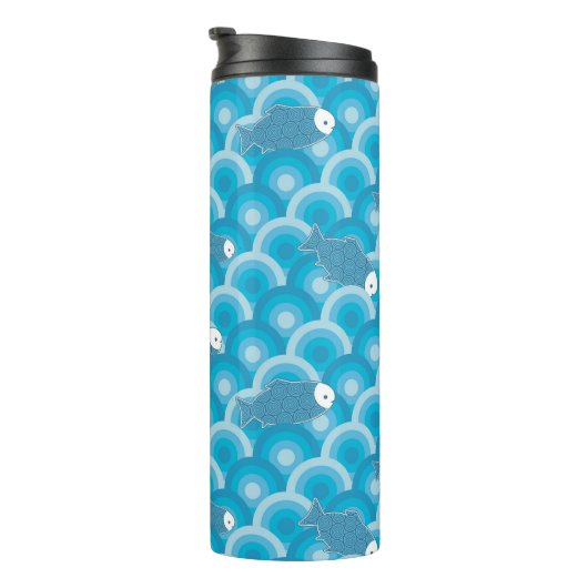 Bouteilles Isothermes Poissons (Tourné sur la droite)