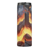 Bouteilles Isothermes Pokémon charmander peint en volcan (Dos)