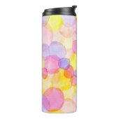 Bouteilles Isothermes Polka Dot Splash : Aquarelle colorée (Tourné sur la gauche)