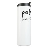 Bouteilles Isothermes Polyglot Langue de codage multilingue personnalisa (Tourné sur la gauche)