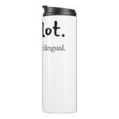 Bouteilles Isothermes Polyglot Langue de codage multilingue personnalisa (Tourné sur la droite)