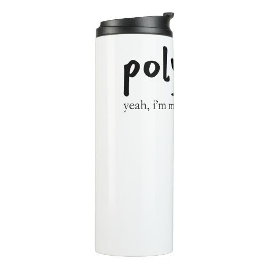 Bouteilles Isothermes Polyglot multilingue personnalisable (Femmes en te (Tourné sur la gauche)