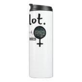 Bouteilles Isothermes Polyglot multilingue personnalisable (Femmes en te (Tourné sur la droite)