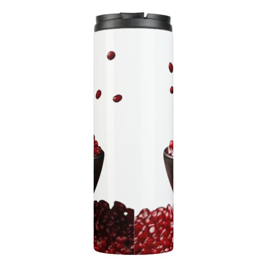 Bouteilles Isothermes Pomegranate Illustration – Elegant Fruit Design (Dos)