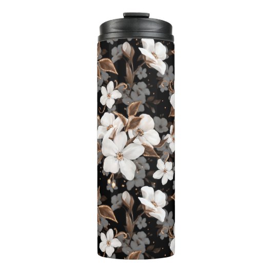Bouteilles Isothermes Pomme fleurs (Devant)