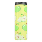 Bouteilles Isothermes Pommes motif vectoriel vert (Dos)
