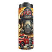 Bouteilles Isothermes Pompiers et scène de camion-pompier (Devant)