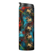 Bouteilles Isothermes Poney islandais Abstrait Art nouveau (Tourné sur la droite)