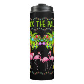 Bouteilles Isothermes Pont the Palms Merry Flamingo Christmas tee funny (Devant)