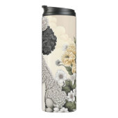 Bouteilles Isothermes Poodle en Fleurs Whimsical (Tourné sur la droite)