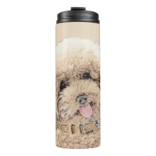 Bouteilles Isothermes Poodle Miniature Toy Apricot Crème Chien Brown Art