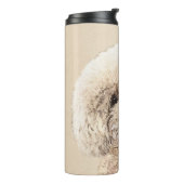 Bouteilles Isothermes Poodle Miniature Toy Apricot Crème Chien Brown Art (Tourné sur la gauche)