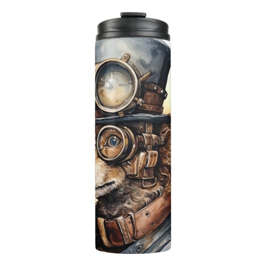 Bouteilles Isothermes Poodle Steampunk Dog (Devant)
