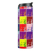 Bouteilles Isothermes pop art enfant portrait d'encre de poupée (Tourné sur la gauche)