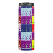 Bouteilles Isothermes pop art enfant portrait d'encre de poupée (Dos)