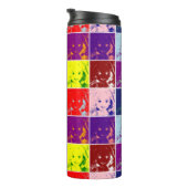 Bouteilles Isothermes pop art enfant portrait d'encre de poupée (Tourné sur la droite)