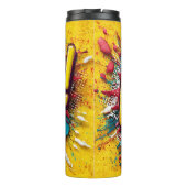 Bouteilles Isothermes Pop Art Illustration with Bold Yellow 'NOPE (Dos)