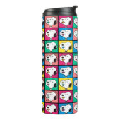 Bouteilles Isothermes Pop Art Snoopy Lips | Mod pour vous Motif (Tourné sur la gauche)