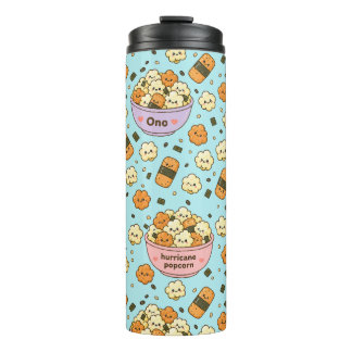 Bouteilles Isothermes Popcorn ouragan kawaii Hawaï
