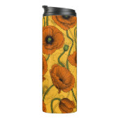 Bouteilles Isothermes Poppies orange (Tourné sur la droite)
