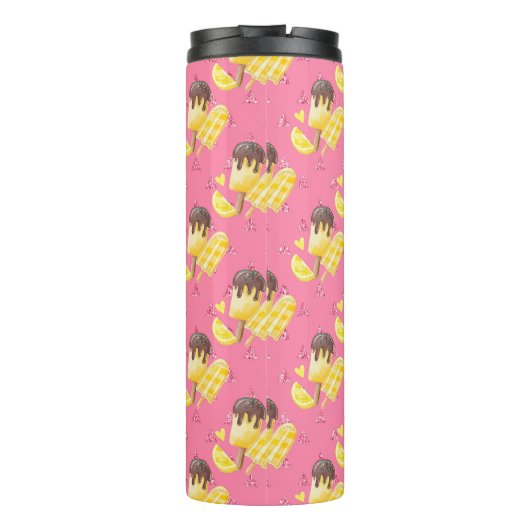 Bouteilles Isothermes Popsicle de citron rose (Dos)