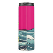 Bouteilles Isothermes Porte-boisson de Funny Wild Swimmer Porte-peignoir (Dos)