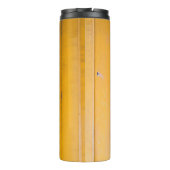 BOUTEILLES ISOTHERMES PORTE EN BOIS JAUNE FERMÉE AVEC PADLOCK (Dos)