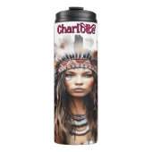 Bouteilles Isothermes Portrait d'aquarelle en forme natif (Devant)