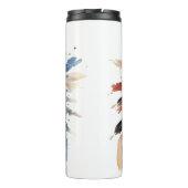 Bouteilles Isothermes Portrait d'aquarelle en forme natif (Dos)