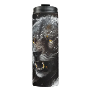Bouteilles Isothermes Portrait de l'ours Peinture animale Faune Aventure