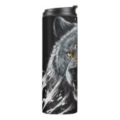 Bouteilles Isothermes Portrait de l'ours Peinture animale Faune Aventure (Tourné sur la gauche)