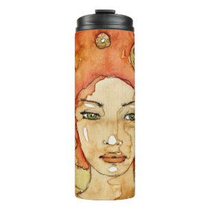 Bouteilles Isothermes Portrait d'une belle fille