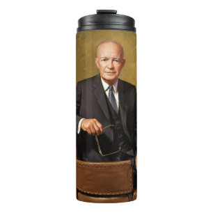 Bouteilles Isothermes Portrait officiel de Dwight Eisenhower à la Maison