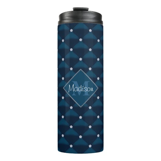 Bouteilles Isothermes Posh Quilly Navy & Bling (Devant)