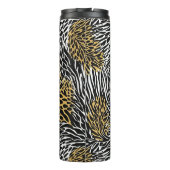 Bouteilles Isothermes Poster de animal mixte Zebra Leopard Tiger Impress (Dos)