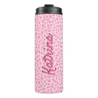 Poster de animal rose chaud personnalisé