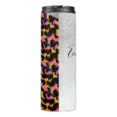 Bouteilles Isothermes Poster de animal Sparkle Monogramme Nom Thermal T (Dos)