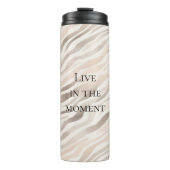 Bouteilles Isothermes Poster de animal Zebra Crème Rose (Devant)